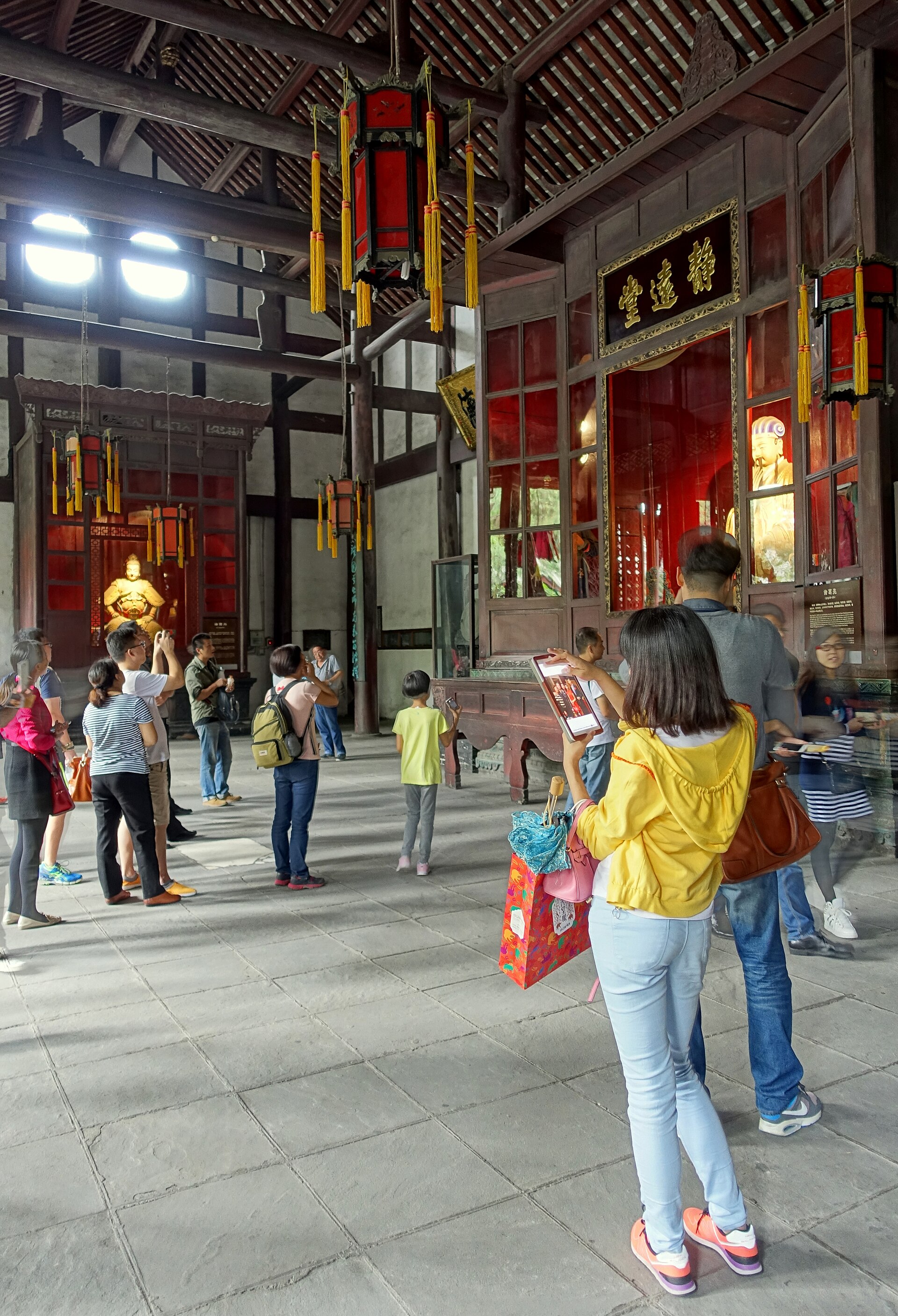 成都武侯祠静远堂室内实景